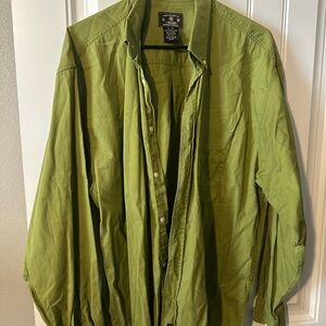 J. Riggins 100% cotton Men's Casual Green Shirt Jacket